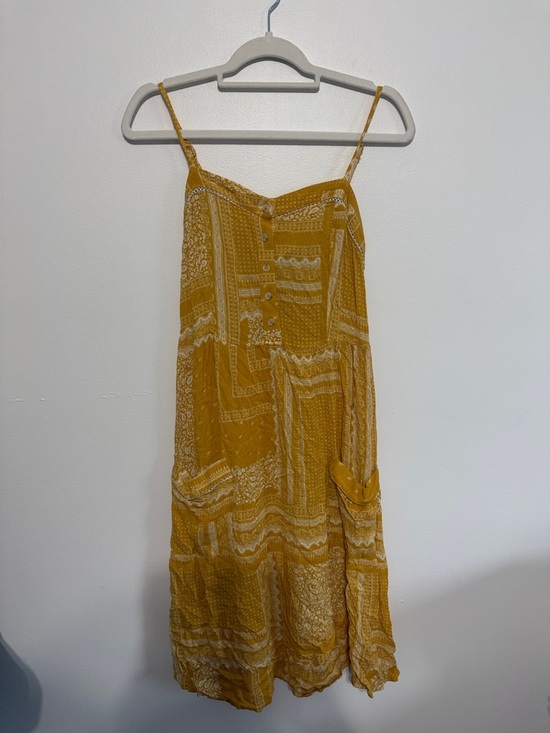 Knox Rose Dresses & Skirts - Knox Rose floral A-line sundress patchwork-style patterns & button details